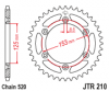 DID JT zestaw napędowy Betamotor 125 RR 2T (18-21)